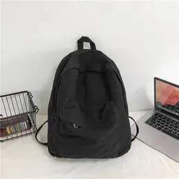 Backpack Schoolbag Female Retro Sen Series Washed Canvas Korean Version Yuansu High School Student Casual