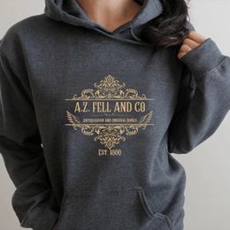 Good Omens Retro Hoodie AZ Fell and Co Shirt Antiquarian and Unusual Books Hoodies Winter Clothes Women Clothes 240507