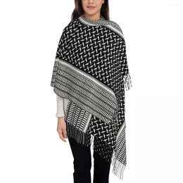 Scarves Womens Tassel Scarf Palestinian Keffiyeh Palestine Map Large Winter Warm Shawl And Wrap Gifts Cashmere