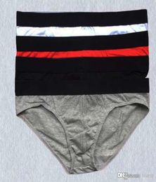 Code 1082 Famous Brand Men Briefs Cotton Comfortable Breathable New Style Short Panties Underwear High Quality1925532