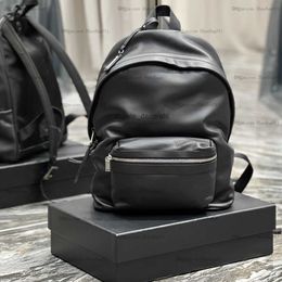 Backpack Style 5A+Top Quality Full Cowhide Backpack Womens All Genuine Leather Shoulder Bags Designer knapsack Women Fashion bag Luxury Black Men Backpacks