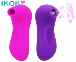 Clit Sucker Vibrator Nipple Sucking Clitoris Vagina Stimulator Sex Oral Licking Blowjob Tongue Vibrating Sex Toys for Women Y200615171677