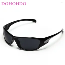 Sunglasses 2024 Oval Frame For Men Women Outdoor Driving UV400 Fashion Retro Punk Hip Hop Gothic Resin Colourful Y2K Eyewear