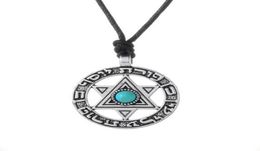 W9 Norse Viking Star Of David Hexagram Pendant Vine Wiccan Jewish Talisman Necklace7967832