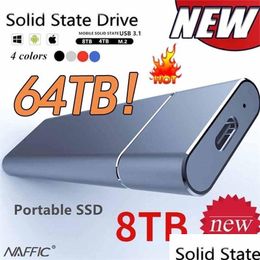 Hard Drives Portable High-Speed External 1Tb 2Tb 64Tb Ssd Removable Storage Device Usb3.1 For Notebook Miclogomputers 221105 Drop Deli Otmeb