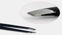 New Arrival Lady Eyebrow Tweezers Stainless Steel Beauty Slant Tip eyebrow clip Makeup Tool 1201556