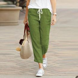 Women's Pants Wide Leg For Women Summer 2024 High Waisted Palazzo Long Pant Trousers With Woman Pantalons