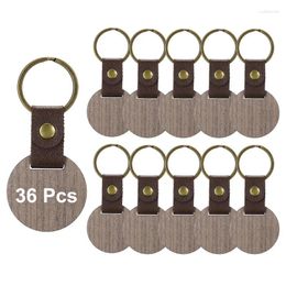 Keychains Wood Keychain Blanks Wooden Personalised Tags Small Key Chain Bulk Walnut Laser