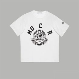 Mens T-Shirts T-Shirt Graphic Tee Designer Classic Pure Cotton Letter Print Summer Y2K Work Embroidery Small Label Short Sleeved Drop Otila