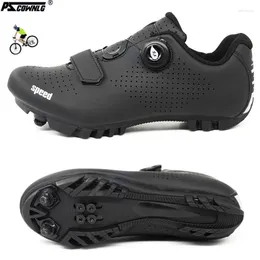 Cycling Shoes MTB With Clits Men Route Cleat Road Dirt Bike Speed Flat Sneaker Racing Women Bicycle Mountain Spd Biking