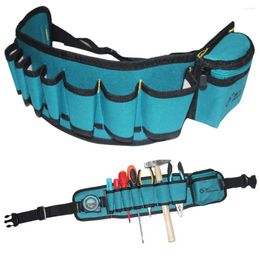 Storage Bags Multi-pockets Tool Bag Waist Electrician Oganizer Carrying Pouch Tools Belt Pockets Case 53 X 13x 2 Cm