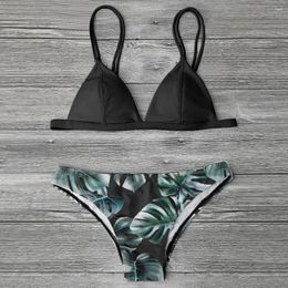 Women's Swimwear Womens Sexy Bikini Swimsuit Two Piece Separates Sets Summer Aloha Bathing Suit Tankini Set Classic Seaside Beach