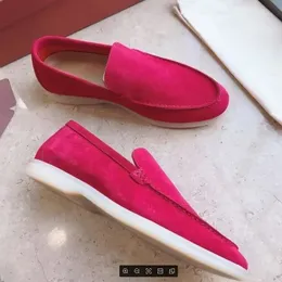 Women New Piaaa Designer Casual Shoes Mens Suede Lazy Womens Shoes Driving Flat Bottom Casual Italian Brand The Most Popular Casual Shoes Multiple Colours