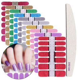 multi optional Flash powder pure color nail polish sticker personality fashion new style nails decals nail patch nail stickers7801216