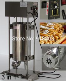 3 in 1 15L Electric Auto Spainish Churros Machine 6L Deep Fryer 700ml Churros Filling Machine6829653