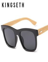 KINGSETH 2017 New Arrival Genuine Bamboo Edition Square Sunglasses For Men Women Summer Fashion Sun Glasses Smart Casual Eyewear798133918