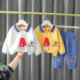 Clothing Sets Baby Girls Spring Autumn Toddler Casual Coats Pants 2pcs Cute Tracksuits For Born Infants Sports Suits 2Y