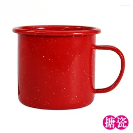 Kitchen Storage Enamel Mug Outdoor Color Water Cup