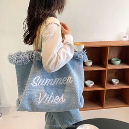 2023 Luxury Brands Designer Fashion Summer Patchwork Shopper Purses Clutch Canvas Single Shoulder Tote Bag Handbags for Women
