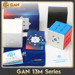 Magic Cubes GAN 13M Series FX Magnetic Levitation Cube - UV Drift Twisty Puzzle Toy for Speedcubers Puzzle Enthusiasts Y240518