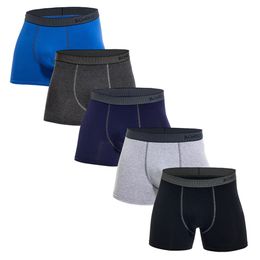 5pcs Pack Men Panties Cotton Underwear Male Brand Boxer And Underpants For Homme Lot Luxury Set Sexy Shorts Gift Slip Sale 240518