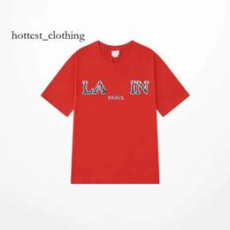 Lavinss Tee Brand Men's T-shirts Designer Luxury Classic T Shirt Chest Letter Printed Shirt High Street Tshirts Shoe Cotton Loose Tees Hoodie 1274