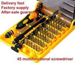 45 in 1 Screwdriver Set Multifunction Ferramentas Digital Product Suits Maintenance Hand Tools Chave De Fenda Parafusadeira9880236