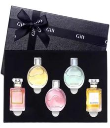 Luxury woman perfume gift set chance no five 7mlx5 pieces lady charming deodorant fast ship The Christmas Gift6964078