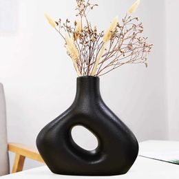 Vases Explosive water transfer printing Marble Vase simple household ceramic flower arrangement creative decoration O95K H240518
