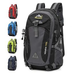Weysfor 40L Waterproof Men Backpack Travel Pack Sports Bag Outdoor Mountaineering Hiking Climbing Camping for Male 240513