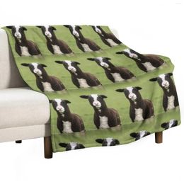Blankets Zwartbles Lamb Throw Blanket Warm Winter Sofas Of Decoration Soft