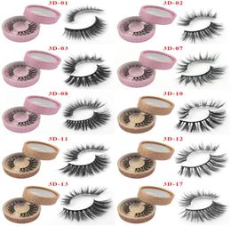 False Lashes 50 Pairs Dramatic Mink Eyelashes Bulk Natural Long Full Strip Luxury Eyelashes Make Up Beauty Long 3D Mink Lashes4335067