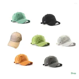 Ball Caps Dropship Trendy Sport Letter Embroidery Baseball For Sun Hat Daily Wear Men