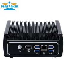 Fanless hardware firewall Partaker I7 pfsense mini pc Kaby Lake celeron 3865U with 6RJ45 1000M LAN 4 USB 306362030
