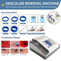 Laser Machine Spider Veins Removal 980Nm Laser Machine Vascular Physiotherapy Equipment Nail Fungus Device