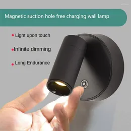 Wall Lamps Mounted LED Light Portable USB Rechargeable 360° Rotation Cabinet Spotlight No Wiring Wireless Lamp Night