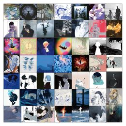 63pcs ins The Spiritual World of INFP Waterproof PVC Stickers Pack for Fridge Car Suitcase Laptop Notebook Cup Phone Desk Bicycle Skateboard Case.