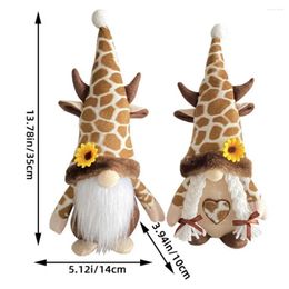 Decorative Figurines Faceless Doll Beard Design Adorable Wide Application Standing Giraffe Rudolph Toy Gnome Ornament Gift Choice