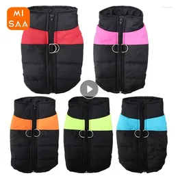 Dog Apparel Down Clothes Safe And Practical Waterproof Windproof Functional Comfortable Winter Necessities Vest Cotton-padded