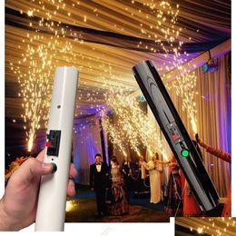 Other Event Party Supplies Hand Held Cold Pyro Shooter Ignition Hine Reusable Fireworks Fountain Portable Firing System Stage Dj Maria Otdff