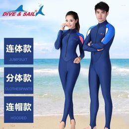 Women's Swimwear Men's And Swimsuit UPF 50 Snorkelling Surf Water Sport UV Sunscreen Lycra Diving Wetsuit PadedScuba Neoprene