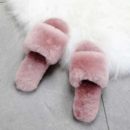 Fluff Women Sandals Chaussures Grey Grown Pink Womens Soft Slides Slipper Keep Warm Slippers Shoes Size 36-40 10 b436 s s