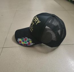 2022 Designer LEXURIE LETTRE BRODERIE Bend Wave Caps Male Hip Hop Visor Mesh Male Femelle Cross Punk Baseball HATS7175571