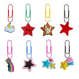 Other Arts And Crafts Star Cartoon Paper Clips For Home Bk Bookmarks Nurse With Colorf Book Markers Office Paperclips Drop Delivery Otpvv