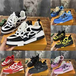 Casual Shoes Skate Sk8 Sneakers Designer Trainer Sneaker Casual Shoes Runner Shoe Outdor Leather Flower Ruuing Fashion Classic Women Men Shoes Size 35-45