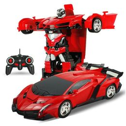 Electric/Rc Car Remote Control Deformation Charging Induction Transformation King Kong Robot Electric Children Toy Drop Delivery Toys Otor0