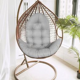 Hanging Egg Chair Cushion Pad Indoor And Outdoor Seat Grey Comfortable Soft Detachable Home Fast 240508