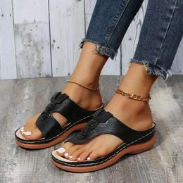 s Summer 2024 Size Female Sandals Plus Fashion Slope Heel Herringbone Slippers Wear Casual Beach Shoes Outside 921 690 Sandal Plu Fahion Slipper Caual Shoe d 013 Outie