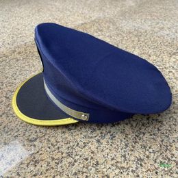 Berets Dropship Blue Hat For Kids Role Play Halloween Party Cosplay Top Stage Performances Props Headwear