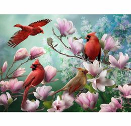 CHUNXIA Framed DIY Painting By Numbers Colourful Bird Acrylic Painting Modern Picture Home Decor For Living Room 40x50cm RA33591180127